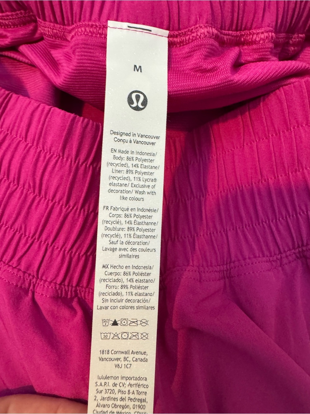 Lululemon Shake It Out High-Rise Run Shorts 2.5” Pink Flare NWT - Picture 9 of 16